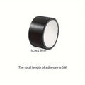 YITAPE Heavy Duty Duct Tape Black 4.5cm*20M Strong Adhesive Waterproof Cloth Tape No Residue for Indoor Outdoor Repair Sealing