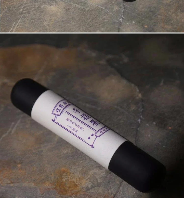 Hand Rubbing Oil Soot Ink Sticks Pure Handmade Ink Block Traditional Chinese Calligraphy Painting Oil Smoke Ink Bar Ink Stone