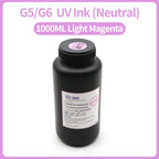 1000ML LED Curable UV Ink For Ricoh G5 G6 Gen3 Gen4 Gen4L Gen5 Gen5i Gen5S Gen6 G3 G4 G5i Printhead Hard Soft Neutral UV Ink