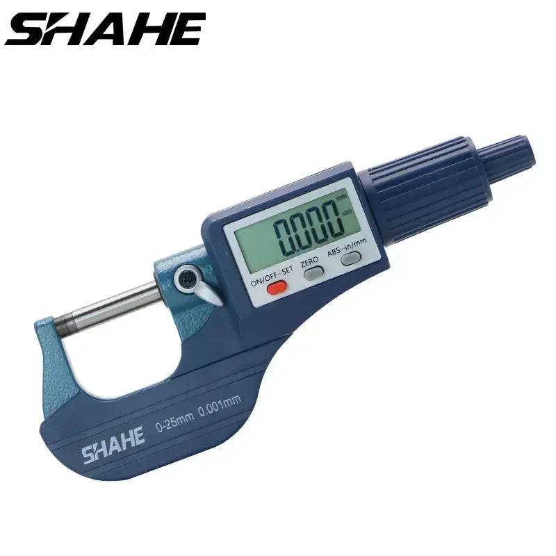 Shahe 0-25/25-50/50-75/100 MM Micron Digital Outside Micrometer Electronic Micrometer Gauge 0.001 MM Digital Tools Caliper