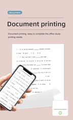X6 Mini HD Portable Label Thermal Printer Endurance Bluetooth Printer for Student Error Title Note Wrong Pocket Inkless Printing