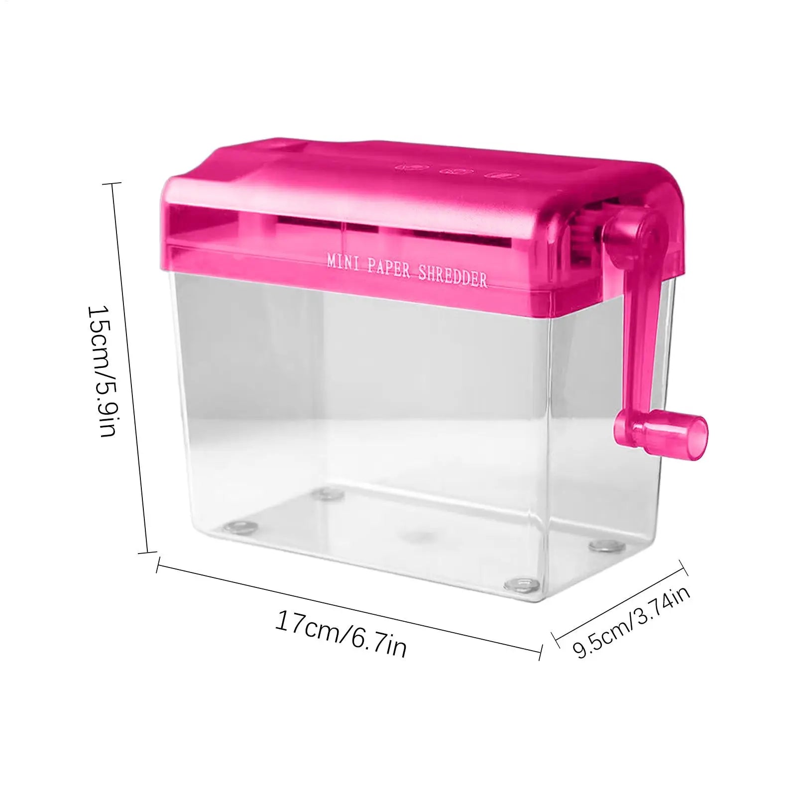 Small Paper Shredder Manual Document Shredder Household Paper Shredding Solution Household Small Mini Paper Shredder Tool