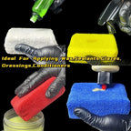 8PCS Microfibre Car Wax Applicator Pads Soft Rectangle Foam Auto Detailing Wax Sponge Paint Care Polishing Pad for Auto Cleaning