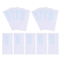50Pcs Peel and Seal Security Envelopes with Left Window for Checks Receipts Cash Budgeting Resume Documents