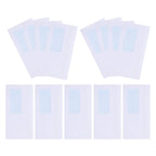 50Pcs Peel and Seal Security Envelopes with Left Window for Checks Receipts Cash Budgeting Resume Documents