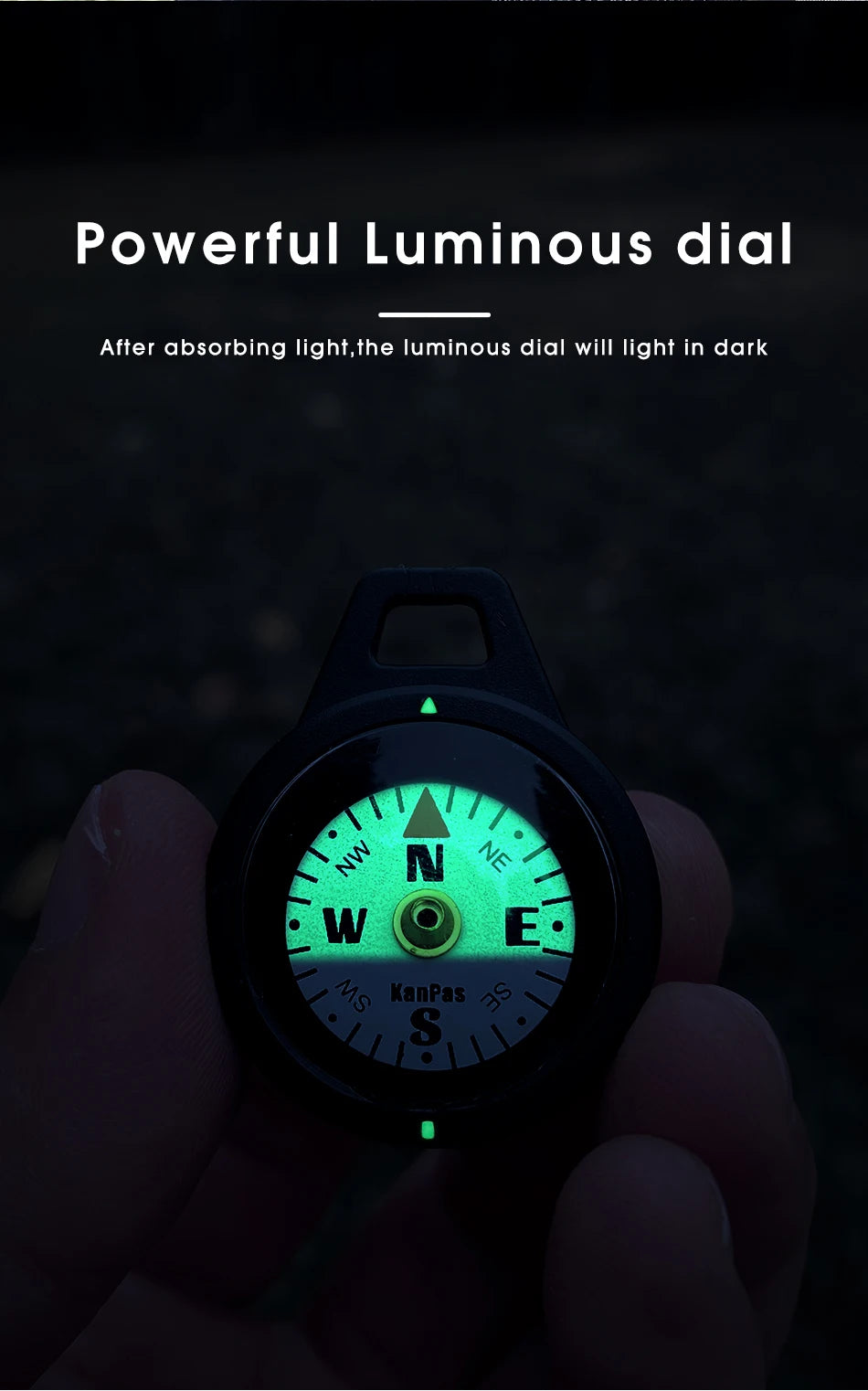 Kanpas EDC Outdoor Compass with Luminous / High Quality Compass / Outdoor Compass / Adventure Compass / K18 / K25
