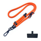 Phone Lanyard Adjustable 1 Cm Diameter Outdoor Universal Case Crossbody Shoulder Card Neck Cord Clip Hang Anti-lost Wrist Strap