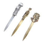 Egyptian Pyramid Pharaoh Envelope Opener DIY Crafts Tool Letter Opening Tool Express Opener Zinc Alloy Ancient
