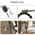 0-40mm Portable Mini Zinc Alloy Vernier Caliper with Chain Keychain and 1mm Accuracy for Measurement