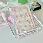 A6 Size Cute Stationery Storage Folder File PP Twill Zipper Pouch Document Bag Zip File Folder School Office Supplies