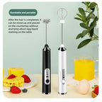 Egg Beater Handheld Electric Milk Frother Maker Drink Foamer Mixer Coffee Creamer Whisk Frothy Stirring Home Kitchen Gadgets