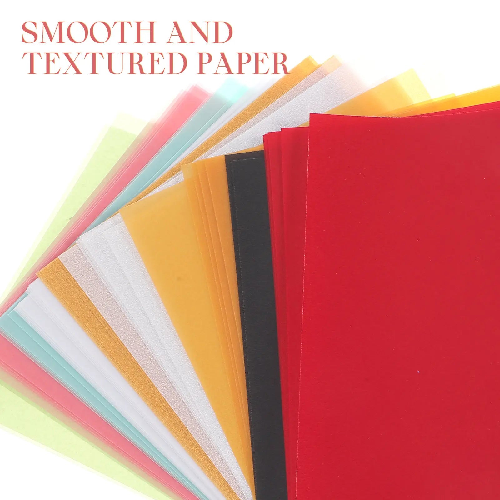 50Sheets Colored Tracing Paper Vibrant Translucent Craft Paper for Drawing Sketching Calligraphy Sewing Art Projects