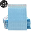 50Pcs Bubble Mailers Bubble Padded Mailing Envelopes Mailer Poly for Packaging Self Seal Shipping Bags Black Bubble Padding