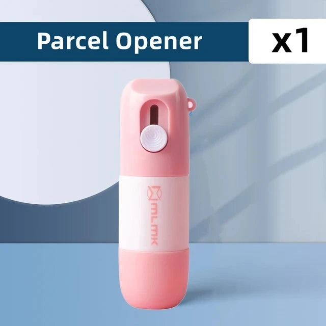 2 In 1 Box Opener Knife Thermal Paper Correction Fluid Unboxing Knife Privacy Information Blackout Theft Protection Fluid Eraser