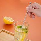 Stainless Steel Coffee Stir Stick Juice Rio Cocktail Drink Stirring Mixer Sticks Wedding Party Bar Muddler Champagne Stirrer