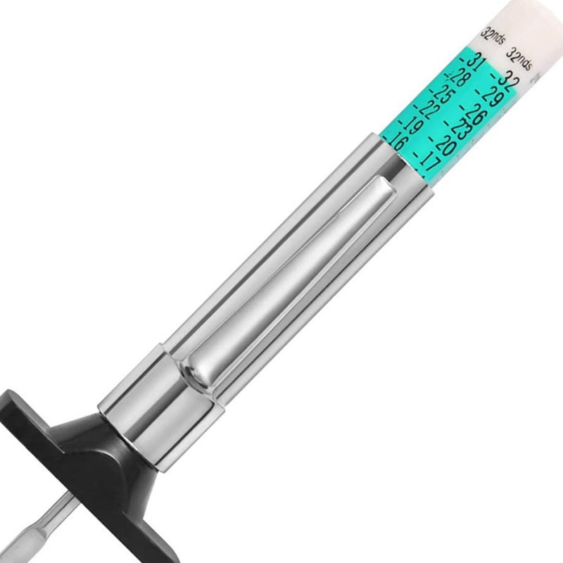 Car Tyre Tire Tread Auto Depth Thickness Gauge Meter 25MM Measuring Pen Color Coded Digital Caliper Monitoring Tool