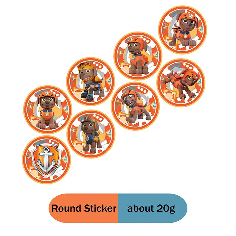 Zuma Paw Patrol Orange Birthday Decorations Cartoon Theme Kid Baby Shower Party Banner Balloon Plate Tablecloth Supplie Toy Gift