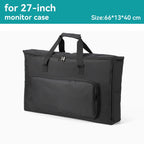 Carrying Case for PC Monitor Portable Shockproof Waterproof Padded Monitor Travel Bag with Strap for 24" 25" 27" 32" Screen