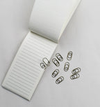 10pcs Mini Metal Paperclip Bookmark Binder Marking Paper Clips School Office Accessories