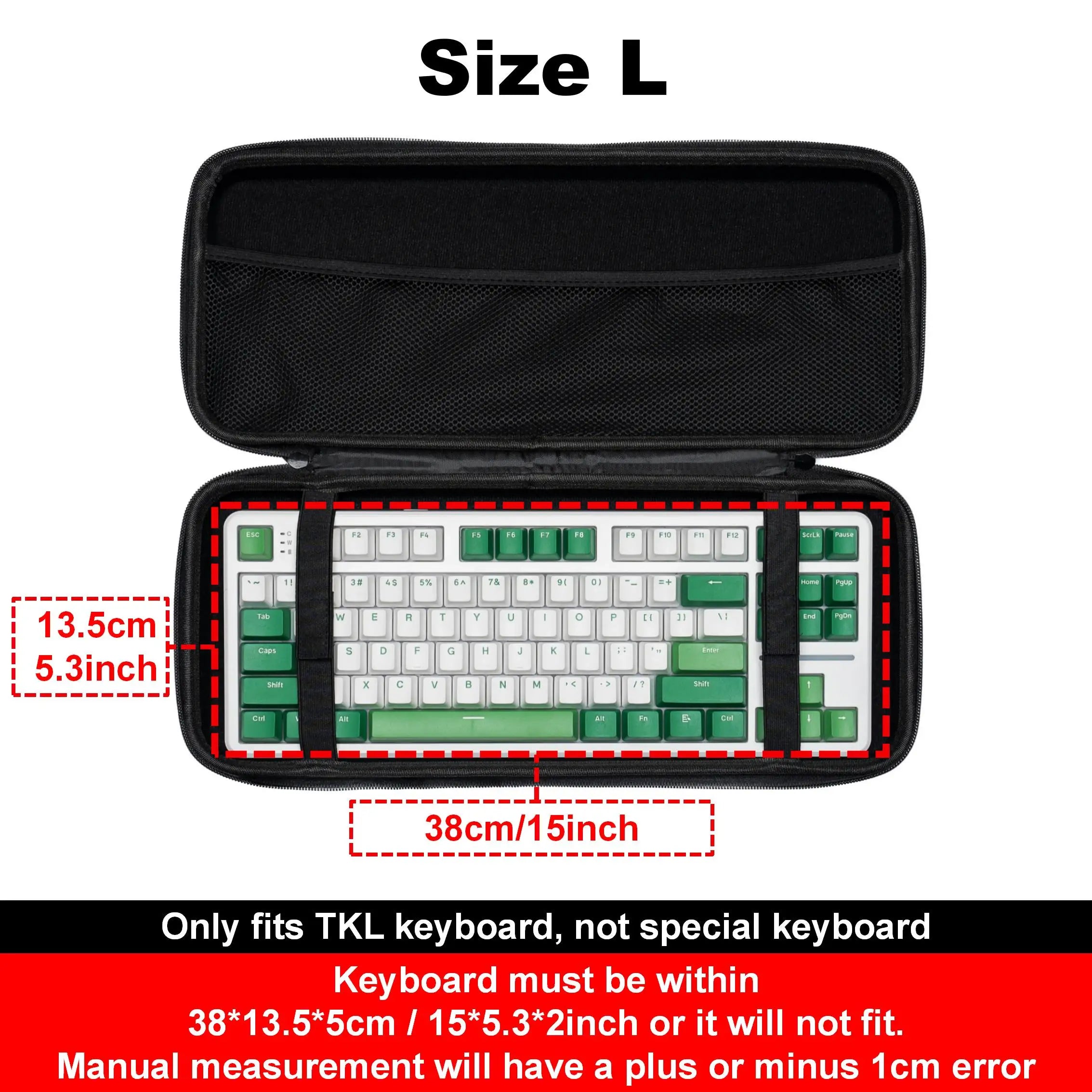 Dustproof Water-Resistant Mechanical Keyboard Carrying Case Travel Storage Bag EVA Protective Hard Shell For Keyboards Accessory