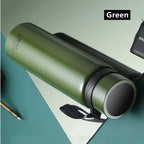 Double Stainless Steel Vacuum Flask With Filter Large Capacity Portable Sport Thermos Mug Coffee Tea Tumbler 1000ml/1600ml