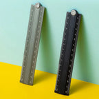 High Quality 30cm Folding Ruler Aluminum Alloy Multifunctional Stationery Ruler Drawing Measuirng Tool Metal Ruler Students