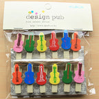 10 Pcs/Lot Creative Cartoon Animal Wooden Clip With Hemp Rope Photo Paper Clothespin Craft Clips Party Decoration Clip
