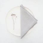 High Quality 100% Linen Napkins Restaurant Wedding Dinner Solid Color Cloth Pure Linen Classical Custom Home Table Napkin