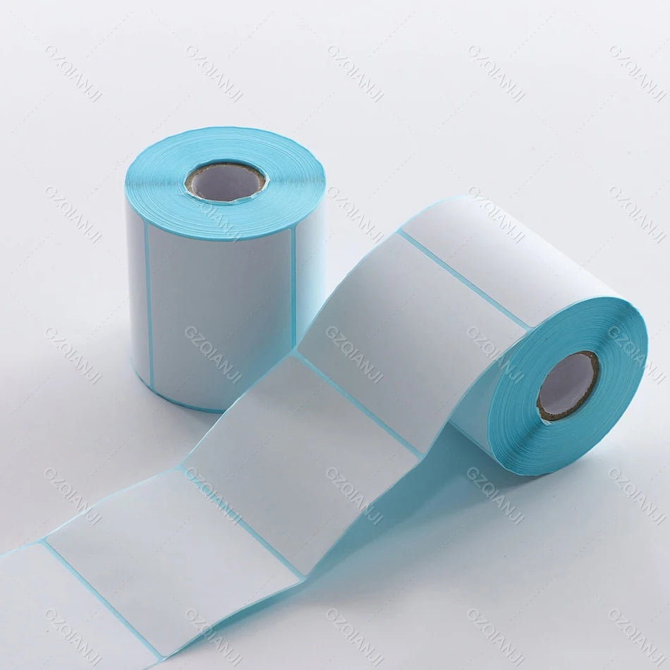 4x6 inch 100*150mm A6 4x4'' Shipping Labels FanFold Paper Rolls Sticker Paper for Thermal Shipping Label LOGO Barcode Address