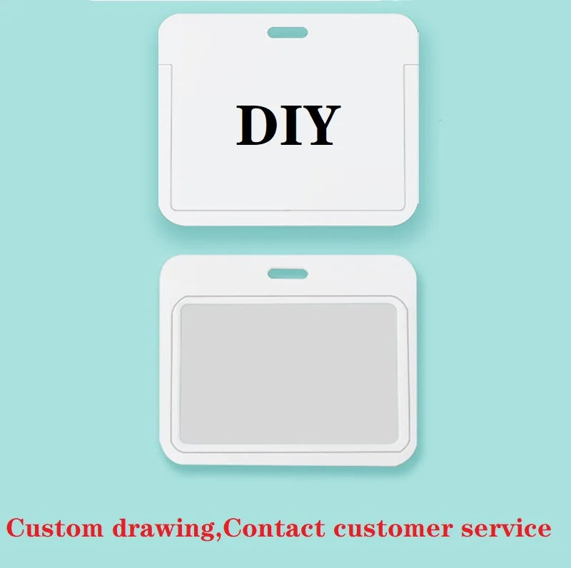 High-definition Printing ID Cards Holders Custom and Lanyard Badge PVC Holder Personal Tailor Your Own Photo Company Gift Custom