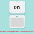 High-definition Printing ID Cards Holders Custom and Lanyard Badge PVC Holder Personal Tailor Your Own Photo Company Gift Custom