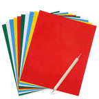 10pcs/set Embroidery Transfer Carbon Paper Water-Soluble Tracing Paper Embossing Stylus for DIY Sewing Accessories