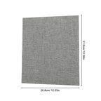 A4 3 Ring Binder Fabric Hardcover Document Holder Office Home Sheet Organizer Paper Storage Resume Report Folder