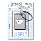 Kawaii 3 inch Acrylic Mobile Shape Kpop Photocard Holder Photo Card Holder Bag Pendant School Stationery