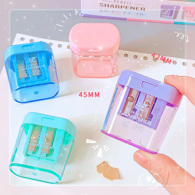 kawaii stationery supplies bar teacher accessories school useful cute Colorful pencil Sharpener aesthetic school supplies