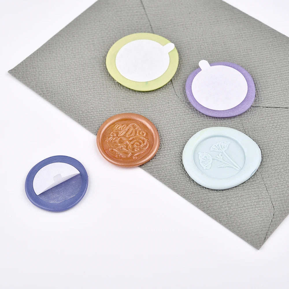 Wax Seal Stamp Silicone Mold Pad Multiple Sizes Sealing Wax Mould Mats Sealing Fix Shapes Envelope Invitation DIY Scrapbook Tool