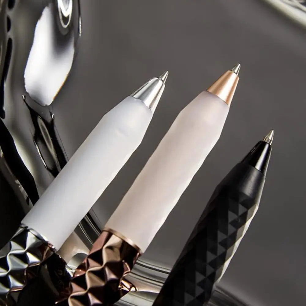 Metal Geometric Deformation Neutral Pen Decompression Intersting Shape Change Gel Pen Student Writing Anamorphic Pen Gift