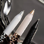 Metal Geometric Deformation Neutral Pen Decompression Intersting Shape Change Gel Pen Student Writing Anamorphic Pen Gift