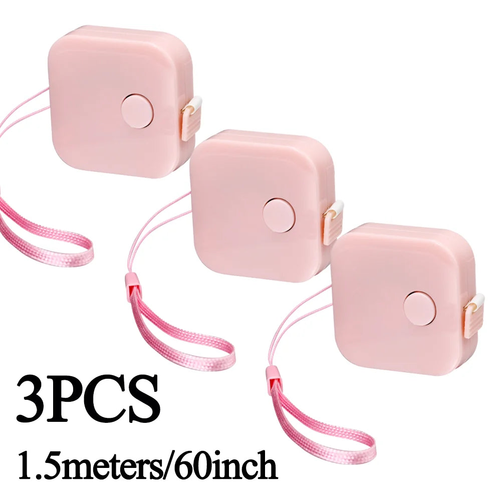 Retractable Soft Tape Measure Double-sided Measurement Ruler Portable Body Flexible Ruler for Weight Loss Medical Measurement