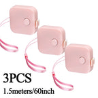 Retractable Soft Tape Measure Double-sided Measurement Ruler Portable Body Flexible Ruler for Weight Loss Medical Measurement