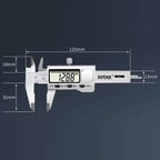 Pocket Digital Caliper 0-50mm Stainless Steel Metal Casing Digital Vernier Caliper measuring Thickness Gauge Depth Electronic