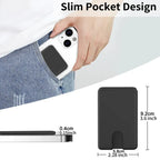 Fashion Sticker Credit Card Holder 3M Mini Adhesive Soft Silicone Mobile Phone Wallet Phone Holder Compatible for Phone Android