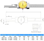 Electronic Inner Groove Width Digital Caliper 4-150 200mm High-Precision 0.01 Hole Inner Groove Measurement Tool