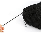 3/4/5/6/8MM Black Strong Elastic Cord Rubber Band Sewing Clothing Craft Supplies Elastic Band Elastics Rope Bands Accessories