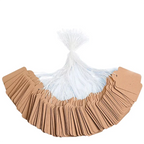 100pcs Spot jewelry hanging tags, string rings, price tags, white handwritten gold and silver jewelry price tags, gardening labe