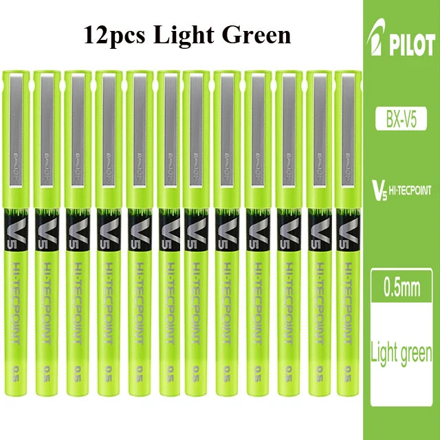 Japan PILOT Gel Pens BX-V5 Art Supplies Color Pen Office Accessories School Student Stationery Can Be Matched with Ink Bladder