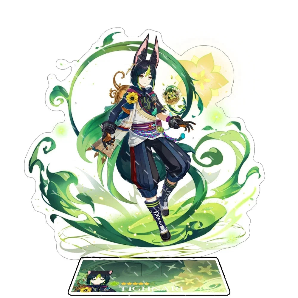 Odette Lohen Flins Durin Mavuika Columbina Xiao Arlecchino Acrylic Anime Model Furina Collect Desktop Decoration Keychains Gift