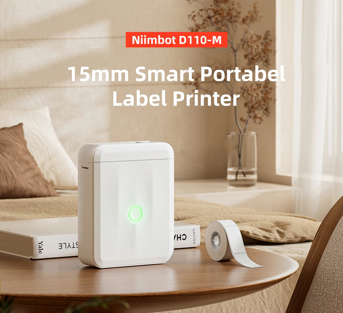 Niimbot D110 Wireless Mini Portable Printer Smart Label Printer Mobile Phone For Thermal Adhesive Sticker Labeling Maker Machine