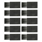 10Pc 4.3cm Black Small Brush Razor Cleaning Brush Keyboard Dust Nylon Plastic Brush Computer Keyboard Dust Removal Clearing Tool