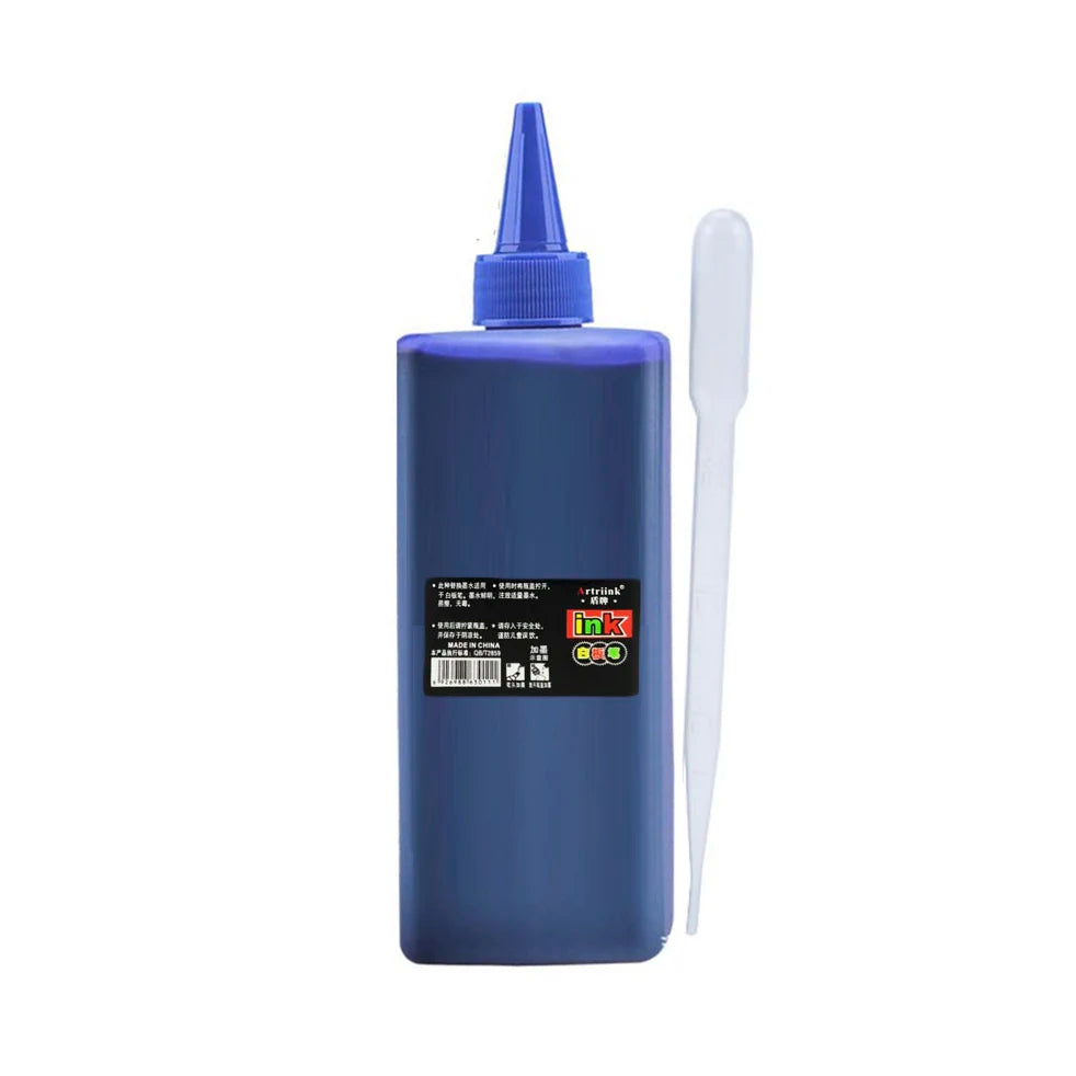 500ml Whiteboard Marker Refill Ink - Water-Based, Erasable & Eco-Friendly, Black Red Blue, High-Capacity for Classroom & Office